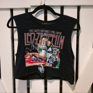 Led Zeppelin Crop Tank Top